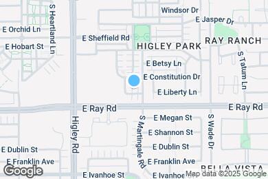 Map image of the property - 3384 E Liberty Ln