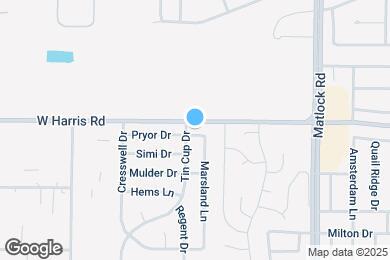 Map image of the property - 817 Pryor Dr