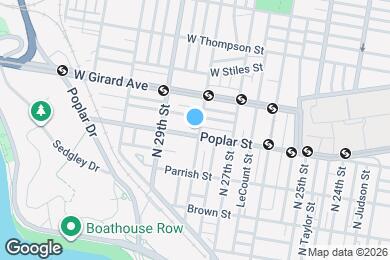 Map image of the property - 2803 Poplar St