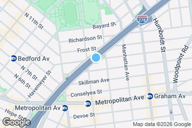 Map image of the property - Meeker Avenue