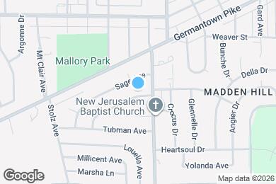 Map image of the property - 2823 Revels Ave