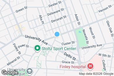 Map image of the property - 1882 Loras Blvd