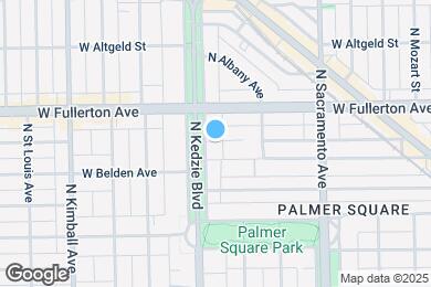 Map image of the property - 3145 W Medill Ave