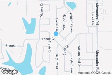 Map image of the property - 9186 Tahoe Dr