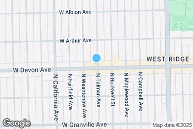 Map image of the property - 6409 N Talman Ave
