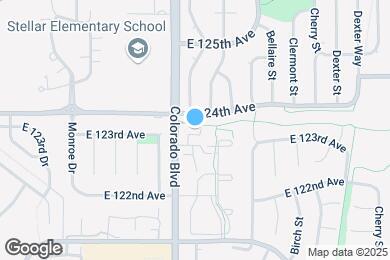 Map image of the property - 12332 Colorado Blvd