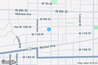 Map image of the property - 1604 W 11th St