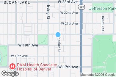 Map image of the property - 1925 Hooker St
