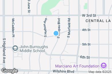 Map image of the property - 415 S Rimpau Blvd