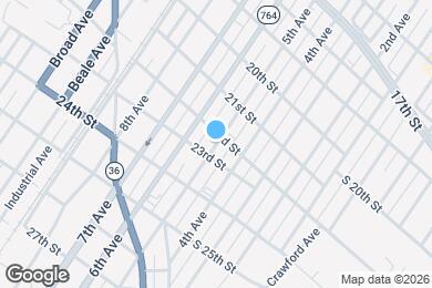 Map image of the property - 2203 5th Ave