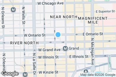 Map image of the property - 33 W Ontario St