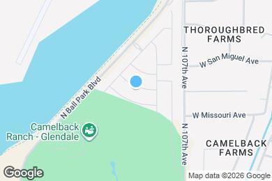 Map image of the property - 10831 W Luke Ave