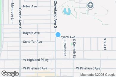 Map image of the property - 2056 Bayard Ave