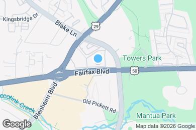 Map image of the property - 9420 Fairfax Blvd