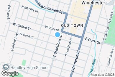 Map image of the property - 301 S Braddock St