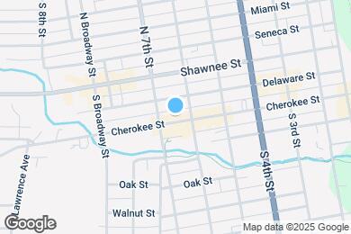 Map image of the property - 614 Cherokee St