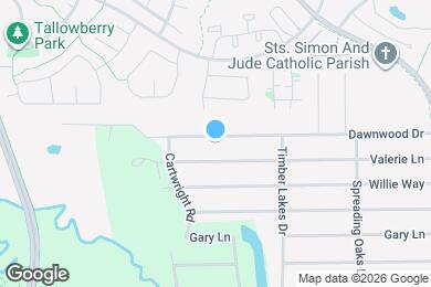 Map image of the property - 3607 Dawnwood Dr