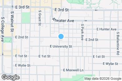 Map image of the property - 609 S Henderson