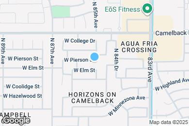 Map image of the property - 8503 W Pierson St