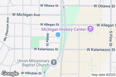 Map image of the property - 1109 W Washtenaw St