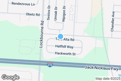 Map image of the property - 1403 Tera Alta Rd