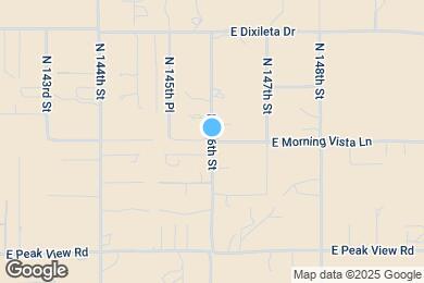 Map image of the property - 14235 E Morning Vista Ln