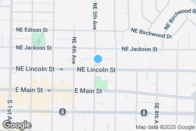 Map image of the property - 210 Northeast 5th Avenue