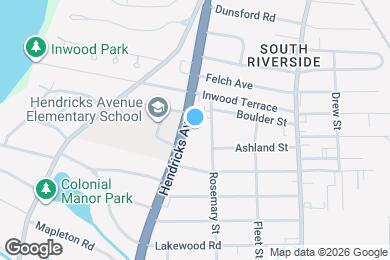 Map image of the property - 3363 Hendricks Ave