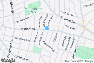 Map image of the property - 700 Belmont St