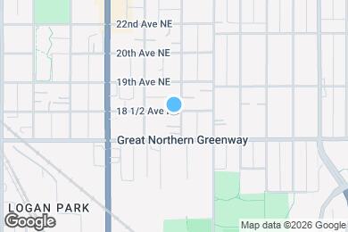 Map image of the property - 1824 NE Taylor St