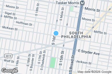 Map image of the property - 1544 McKean St