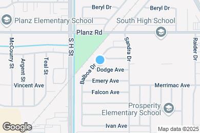 Map image of the property - 1416 Dodge Ave