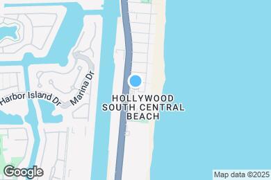 Map image of the property - 2101 S Ocean Dr