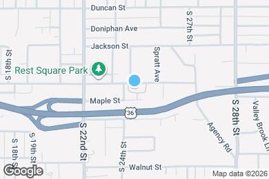 Map image of the property - 2404 Pacific St