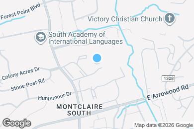 Map image of the property - Oak Park at Nations Ford