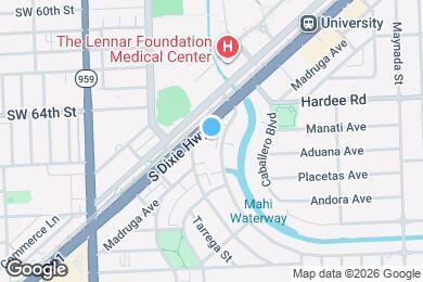 Map image of the property - 1280 S Alhambra Cir