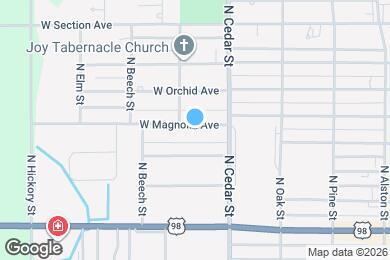 Map image of the property - 515 W Magnolia Ave