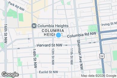 Map image of the property - 1250 Columbia Rd NW