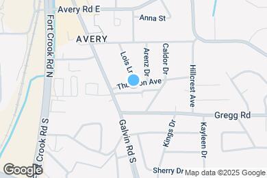 Map image of the property - 1905 Thurston Ave