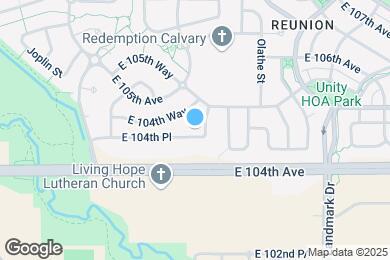 Map image of the property - 16371 E 104th Pl