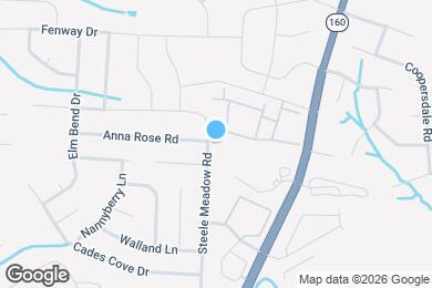 Map image of the property - 9818 Steele Meadow Rd