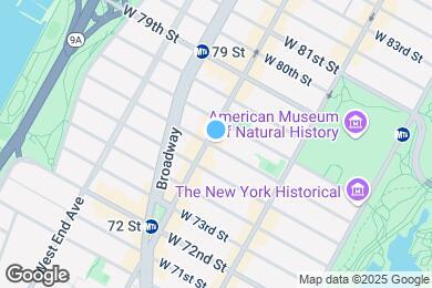Map image of the property - 175 W 76th St