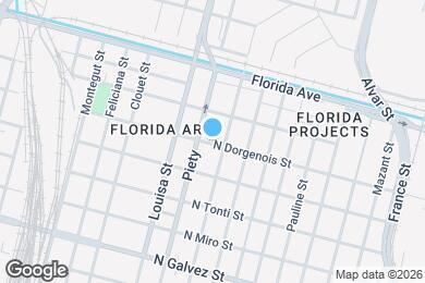 Map image of the property - 3319 N Dorgenois St