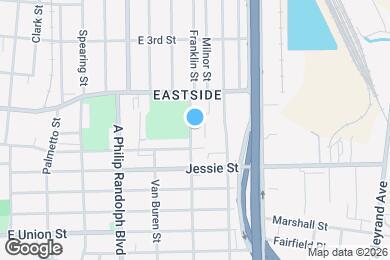 Map image of the property - 1033 Franklin St