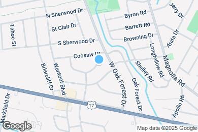 Map image of the property - 1215 Wimbee Dr