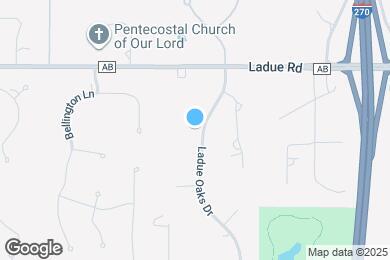 Map image of the property - 139 Ladue Oaks Dr