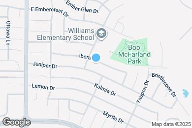 Map image of the property - 308 Iberis Dr
