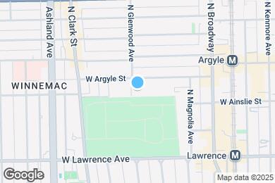 Map image of the property - 4911 N Glenwood Ave