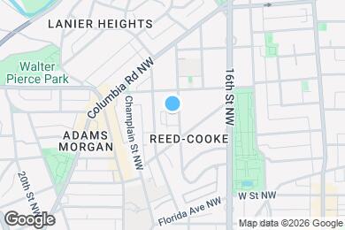 Map image of the property - 2422 17th St NW