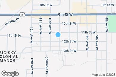 Map image of the property - 1134 9th Ave W